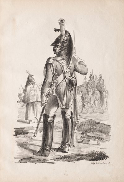 Militaire Kostuums: Grenadier van de Koninklijke Garde door Nicolas Toussaint Charlet