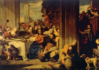 Bruiloft te Kana door Nicolas Vleughels
