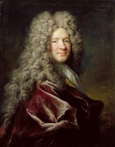 Portret van een man in een violette mantel, c.1700 door Nicolas de Largillière