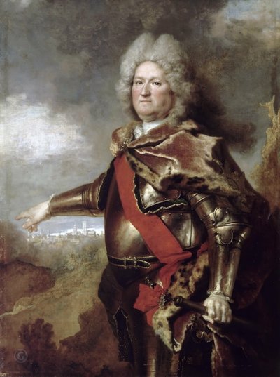 Antoine Le Prestre, graaf van Puy-Vauban (1654-1731), gouverneur van Béthune door Nicolas de Largillière