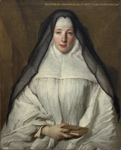 Elizabeth Throckmorton, Kanones van de Orde van de Engelse Augustinessen, 1729 door Nicolas de Largillière