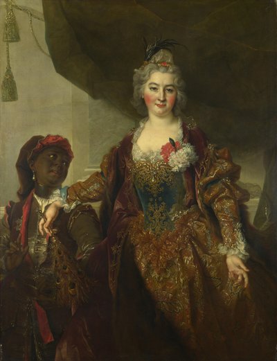 Portret van Prinses Rákóczi 1649-1722, ca. 1720 door Nicolas de Largillière