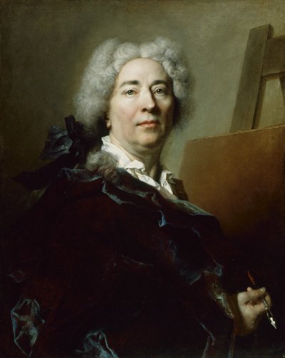 Zelfportret, c.1725 door Nicolas de Largillière