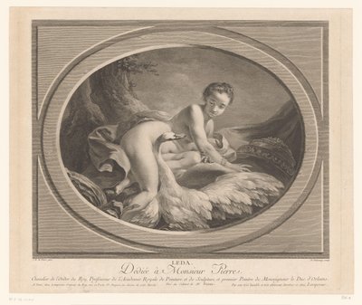 Leda en de zwaan door Nicolas de Launay (goudsmid)