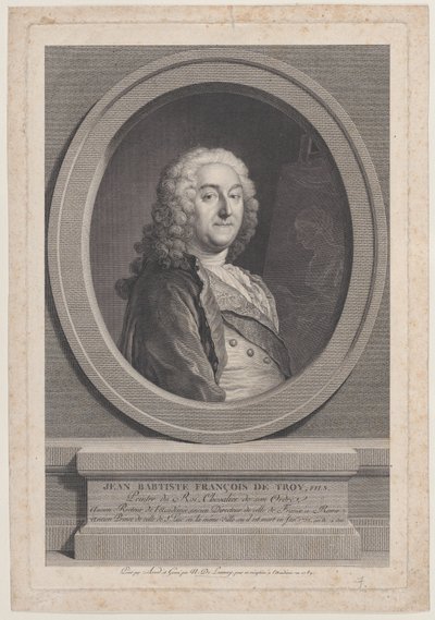 Jean Baptiste François de Troy, Fils door Nicolas de Launay