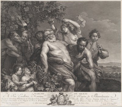 De Triomf van Silenus, 1775-78 door Nicolas de Launay
