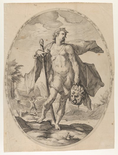 David uit Helden en Heldinnen van het Oude Testament door Nicolaus Braeu