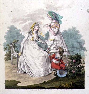 Jongen in kniebroek en crinolines uit 