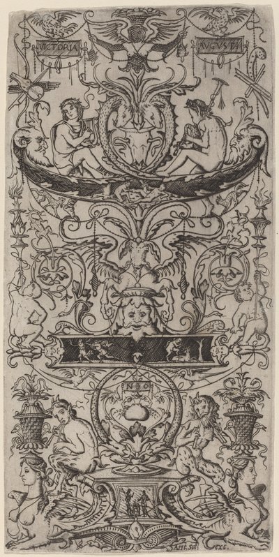 Ornament Paneel: Victoria Augusta door Nicoletto da Modena