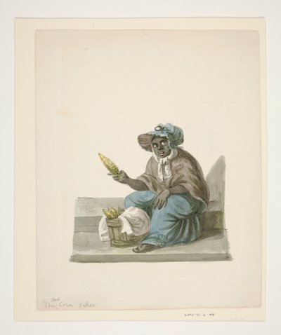 De hete maïsverkoper door Nicolino Calyo