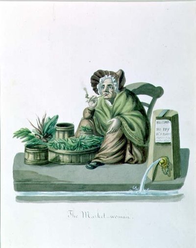 De Markt Vrouw door Nicolino Calyo