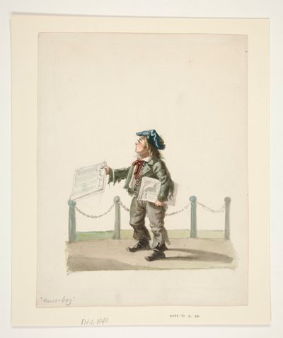 De Krantenjongen door Nicolino Calyo