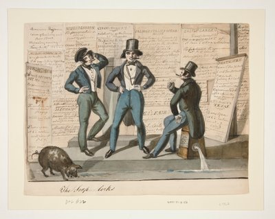 De Soap-Locks of Bowery Boys door Nicolino Calyo