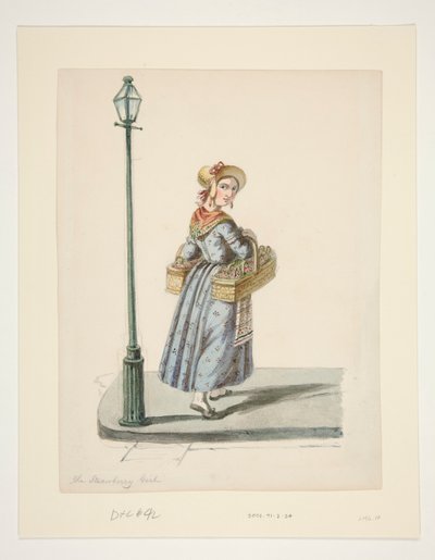 Het aardbeienmeisje door Nicolino Calyo