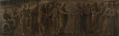 Ontmoeting tussen een Koning en een Koningin, c.1490-1510 door Nicolo Rondinelli