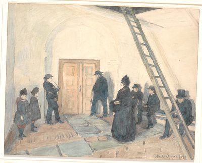Uit een dorpskerkportaal door Niels Jakob Jakobsen Bjerre