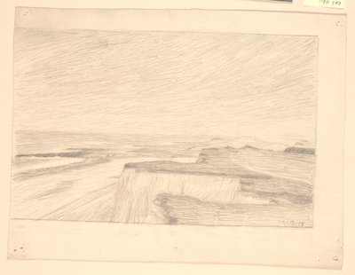 Uitzicht over duinen en strand bij Bovbjerg door Niels Jakob Jakobsen Bjerre