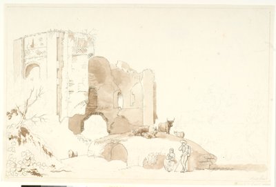 Ruïnes van de Dianatempel, Baja door Niels Gundersen Lund