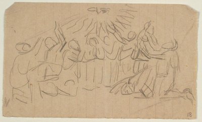 Compositieschets door Niels Larsen Stevns