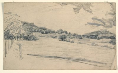 Landschap met een laan door Niels Larsen Stevns