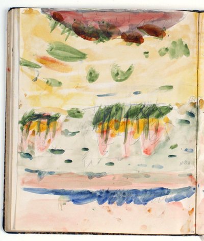 Landschapsstudie door Niels Larsen Stevns
