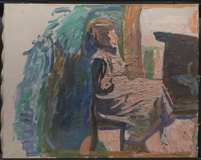 Zittend figuur door Niels Larsen Stevns
