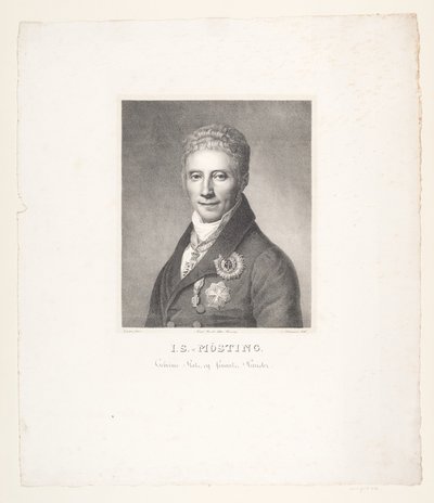Johan Sigismund Møsting door Niels Simonsen
