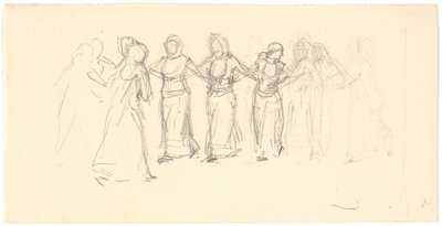 Dansende Griekse vrouwen door Niels Skovgaard