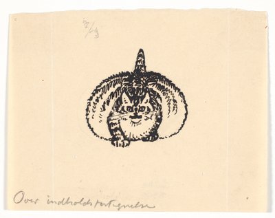 De dikke kat door Niels Skovgaard