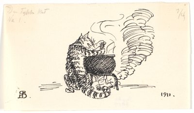 De Dikke Kat door Niels Skovgaard