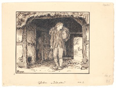 Schedel door Niels Skovgaard
