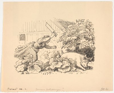 Het varken door Niels Skovgaard