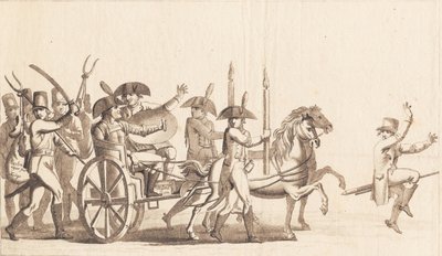 Triomfantelijke intocht van Cathcart en Gambier in Londen na de tocht naar Kopenhagen door Niels Truslew