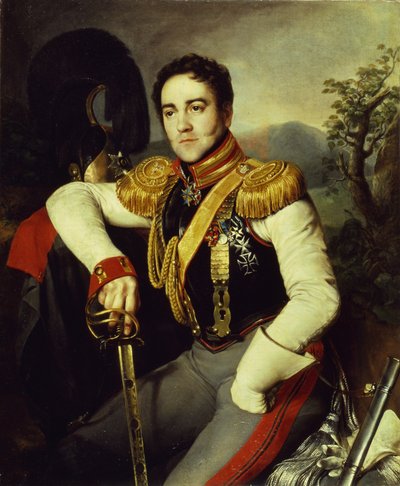 Portret van graaf Vladimir Stepanovich Apraksin door Nikifor Stepanovich Krylov