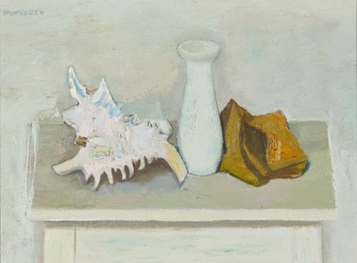 Stilleven met schelp door Nikifor Stepanovich Krylov