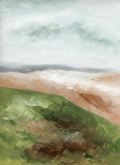 Abstract kustlandschap door Nikita Jariwala
