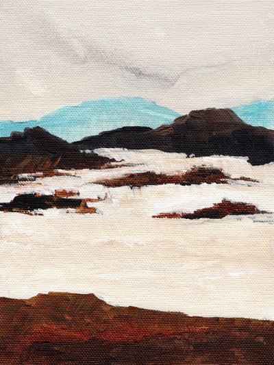 Abstrakt sneeuwlandschap door Nikita Jariwala