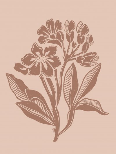 Aardse, botanische bloemen door Nikita Jariwala