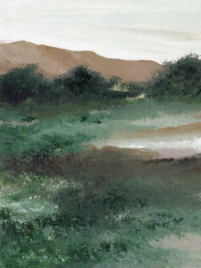 Landschap in de mistige bergen door Nikita Jariwala