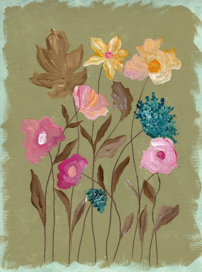Schilderachtige bloemen in de tuin door Nikita Jariwala