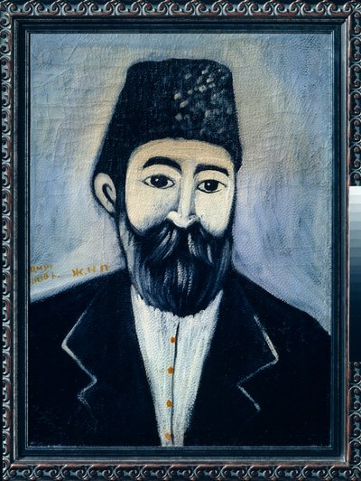 Zelfportret door Niko Pirosmani