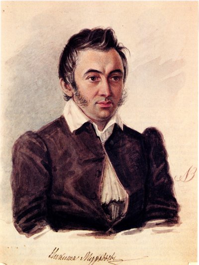 Portret van de Decembrist Nikita Moeravjov 1797-1843, 1836 door Nikolai Alexandrovich Bestuzhev