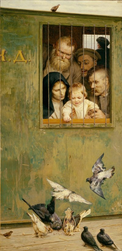 Het leven is overal, 1888 door Nikolai Alexandrovich Yaroshenko