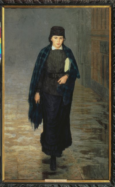 De studente door Nikolai Alexandrowitsch Jaroschenko