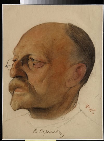 Portret van Vikenti Veressaiev (1867-1945), arts en Russische schrijver door Nikolai Andreevich Andreev