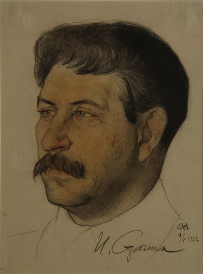 Portret van Joseph Stalin, 1922 door Nikolai Andreevich Andreev