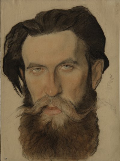 Portret van Otto Y. Schmidt 1891-1956, 1921-1922 door Nikolai Andreevich Andreev