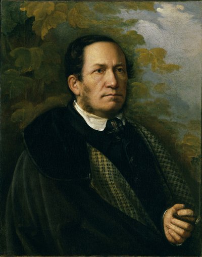 Portret van Valeryan Zhadovsky door Nikolai Andreevich Lavrov