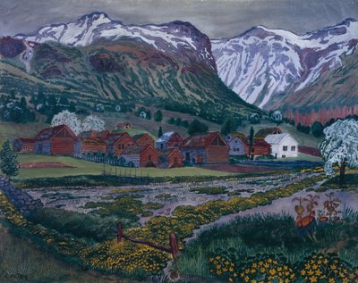Boterbloemnacht door Nikolai Astrup