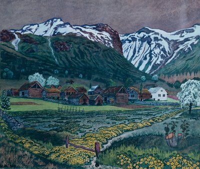 Boterbloem nacht door Nikolai Astrup